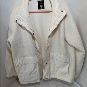 Member’s Mark Off White Sherpa Jacket XXL